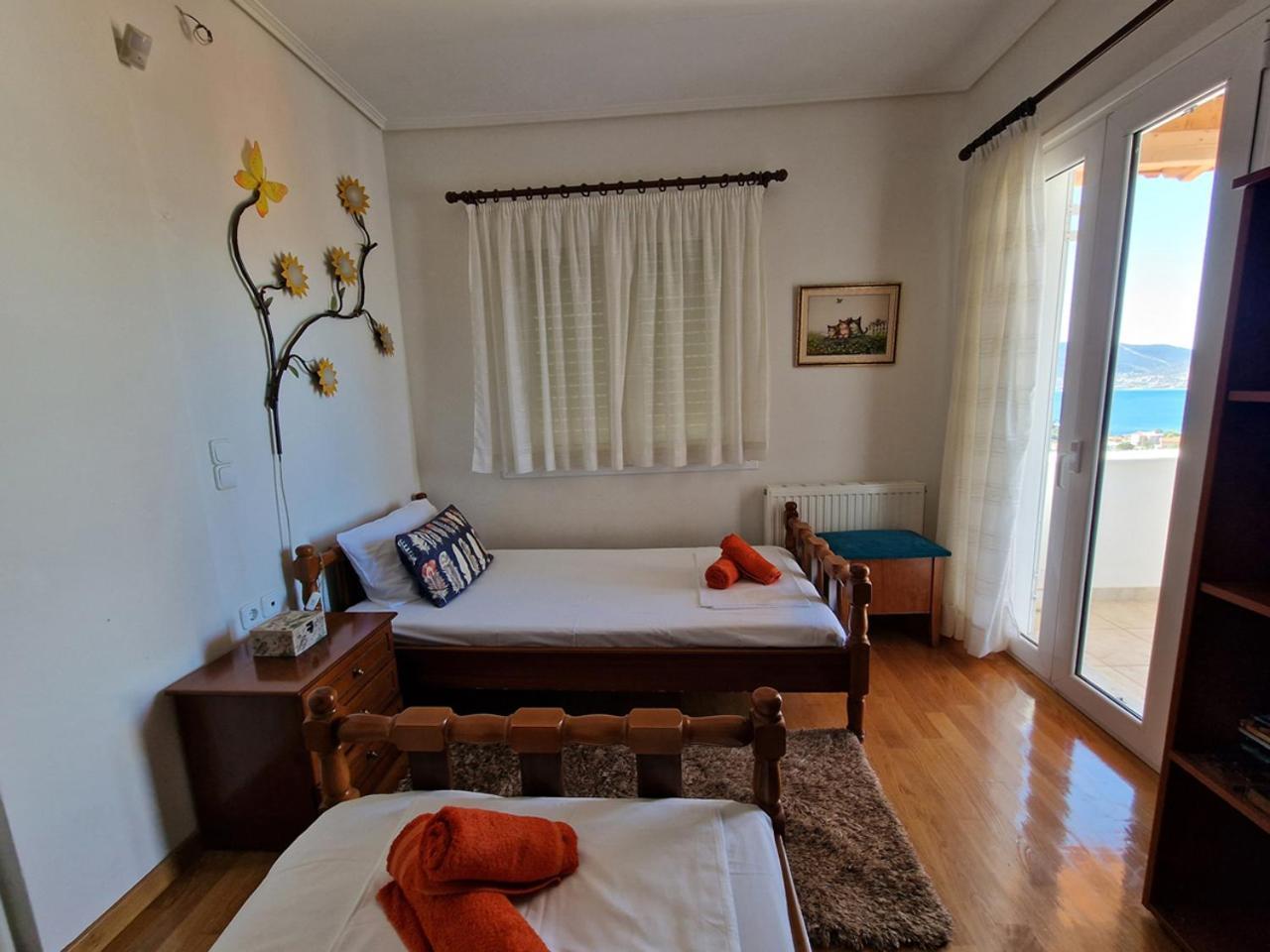 The Mirador Boutique Villa With Scenic Sea View Porto Rafti Exterior photo