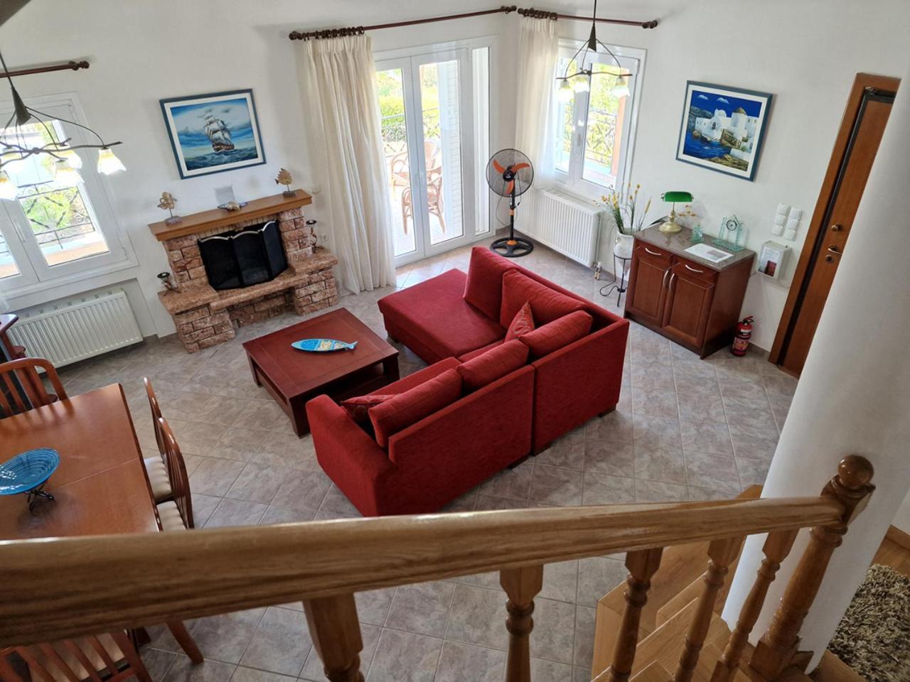 The Mirador Boutique Villa With Scenic Sea View Porto Rafti Exterior photo