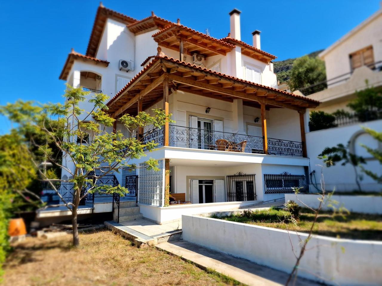 The Mirador Boutique Villa With Scenic Sea View Porto Rafti Exterior photo
